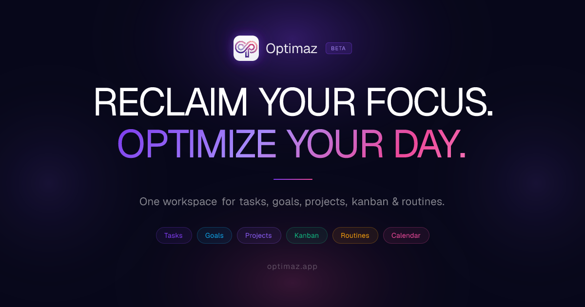Productivity SaaS landing page concept